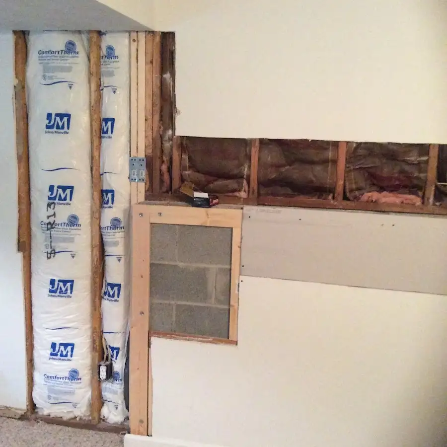 Wall insulation replacement during Contents Cleaning & Restoration in Nevada